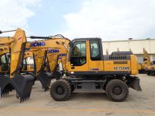 XCMG Official 15 ton new hydraulic wheeled excavator machine XE150WB price